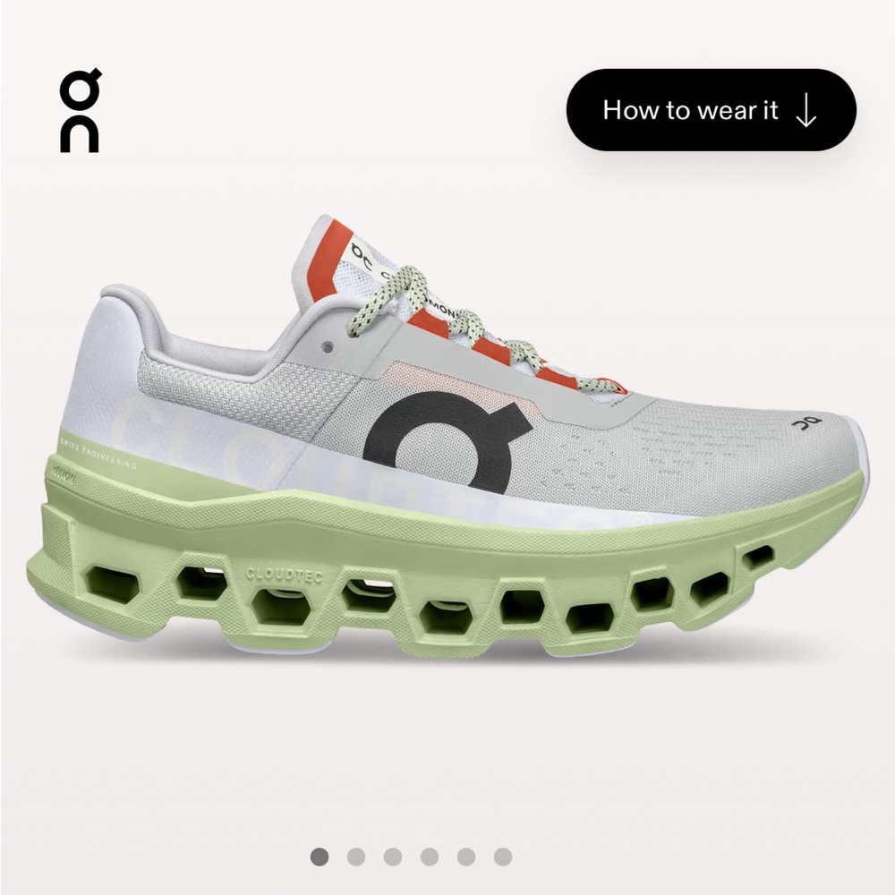 On Running Cloudmonster - 7.5 glacier/meadow